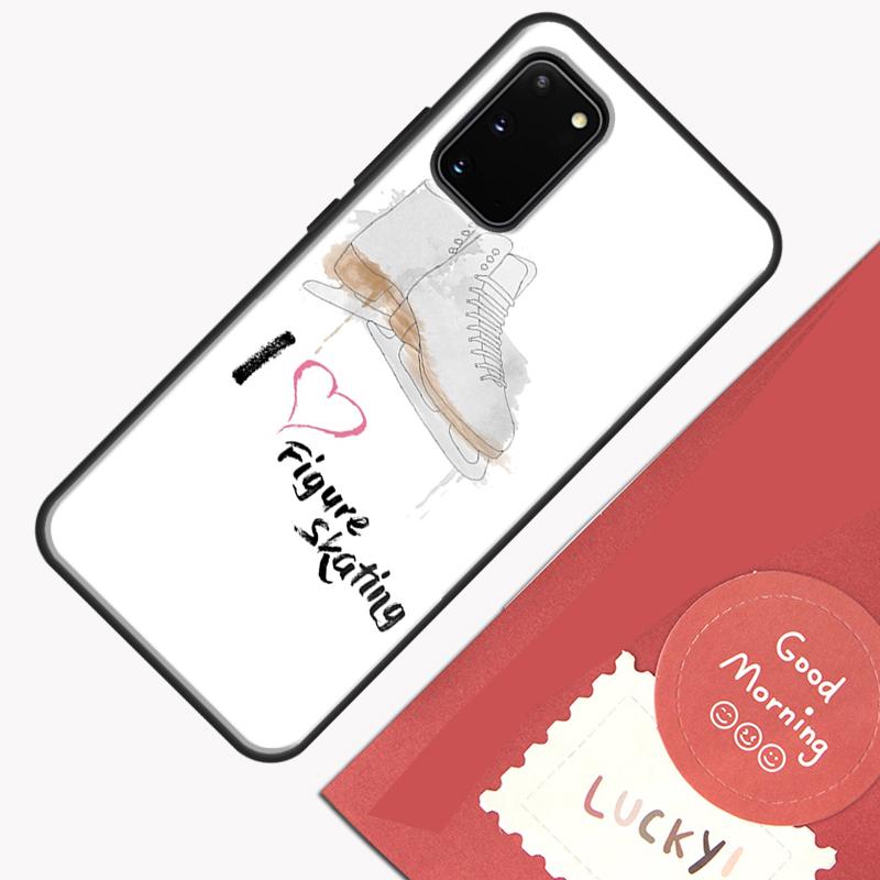 Figure Skating Ice Skating Phone Case For Samsung Galaxy S26 S25 S24 S20 S21 S22 S23 Ultra S10 Plus S25 FE Cover Shell