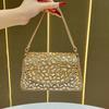 New Women's Handbag, Handbag, Cheongsam Bag, High-end Light Luxury Dinner Bag, Rhinestone Crossbody with Diamonds
