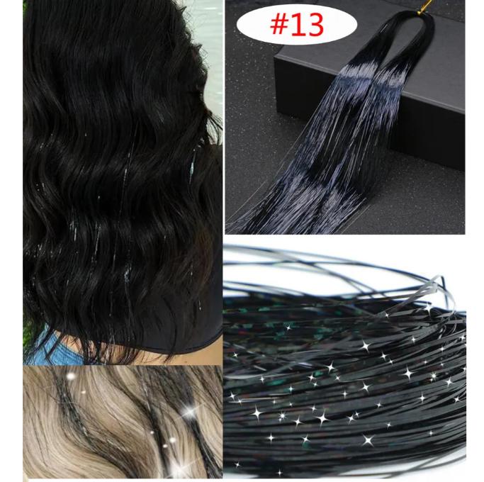 

Gold Wire Shiny Metal Wire Seamless Hair Extensions One Size