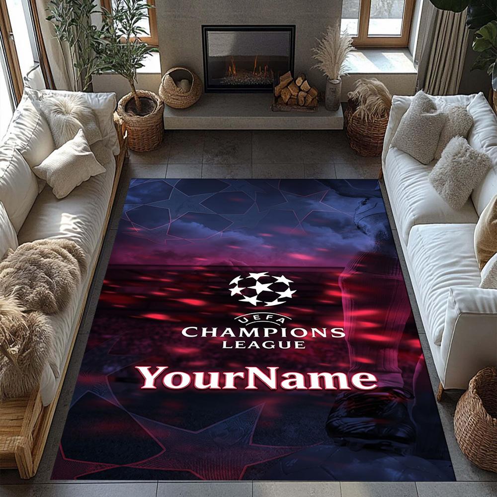 Liverpool Customized Name Floor Mat Design for Kitchen Bedrooms Balcony Decorate room Anti-slip Rug Decorate Offices Perfect Gift for Friends & Family