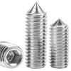 Stainless Steel Hex Socket Set Screw - Pointed Tip, M3 M4 M5 M6