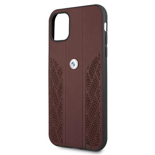 Bmw Case Bmhcn61Rsppr Iphone 11 / Xr 6,1 Red/Red Hardcase Leather Curve Perforate