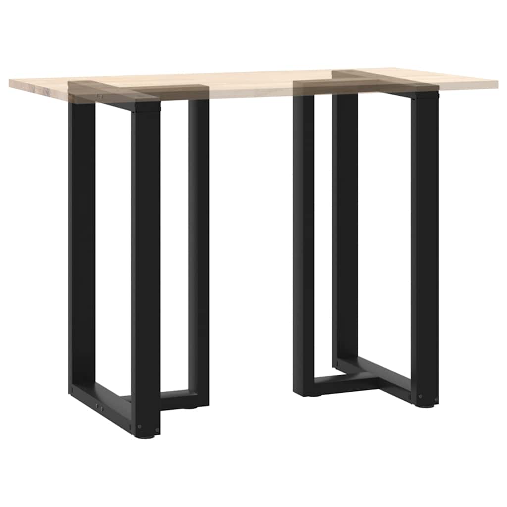 Vidaxl Bar Table Legs, 2 Pcs, Black, 60X35X(100-101)Cm, Steel