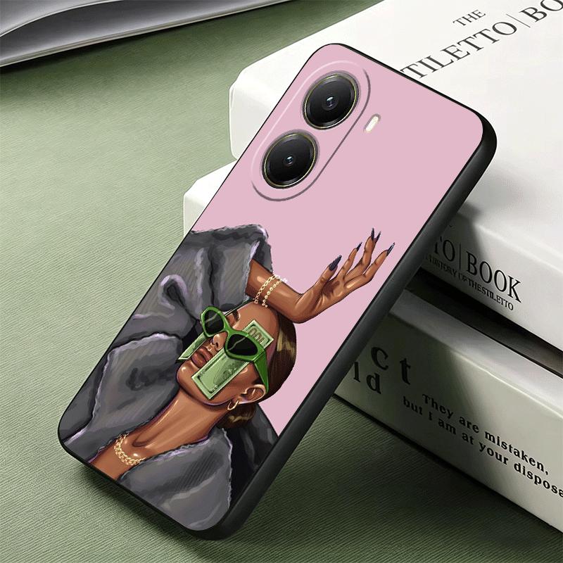 Girl Boss Lady Pink Weiche Handyhülle für Xiaomi Poco X5 X6 X7 X8 Pro Max X3 F7 F8 Ultra M8 M7 M6 M5 Redmi 15 15C 14C 13C 12C X4 F