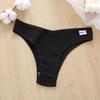 1Pc/Set Women Cotton Brazilian Panties M-XL Comfortable Thongs Underwear Women Bikini Underpants Sexy Low-rise Girl's T-back Panties