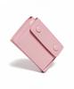 Lemasque Dot Pocket Triple Fold Wallet Coin Bill Card Holder Baby Pink