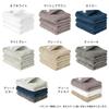 Bloom Imabari Certified FUu Face Made In Cotton Towels, 3-Piece Set, Soft, Fluffy, Thick, Absorbent, Hotel-Grade, Japan, 100% (Navy)