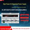 Longwei High-Power Adjustable DC Power Supply 50V/60A/80A Voltage Regulator for Experimental and Plating Use