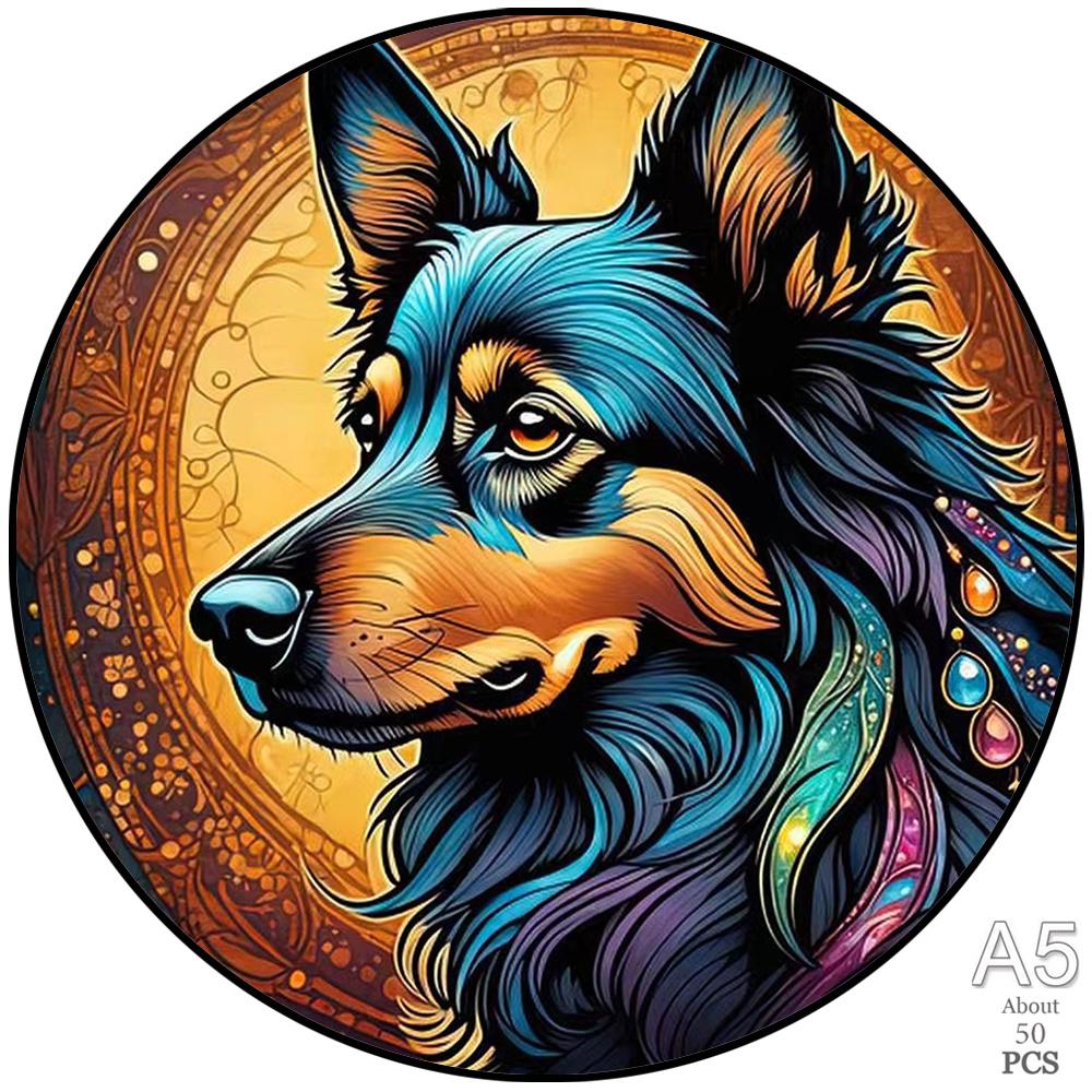 3D Vision Tiger Wooden Puzzles For Adults And Kids, Brightly Colored Unique Shaped Animal Wood Puzzles Toys Christmas Gift