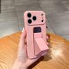 Magnetic Vertical And Horizontal Stand Protective Case for iPhone 17 Air 17 Pro Max Liquid SiliconeHard Wristband Phone Cover