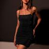 European and American summer skirts women's fashion sexy party suspenders tight dress Spice girl hip skirt