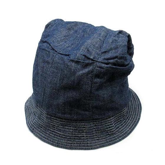 Used Capital KAPITAL Denim Hat Folded Tip Pointed Hat Indigo