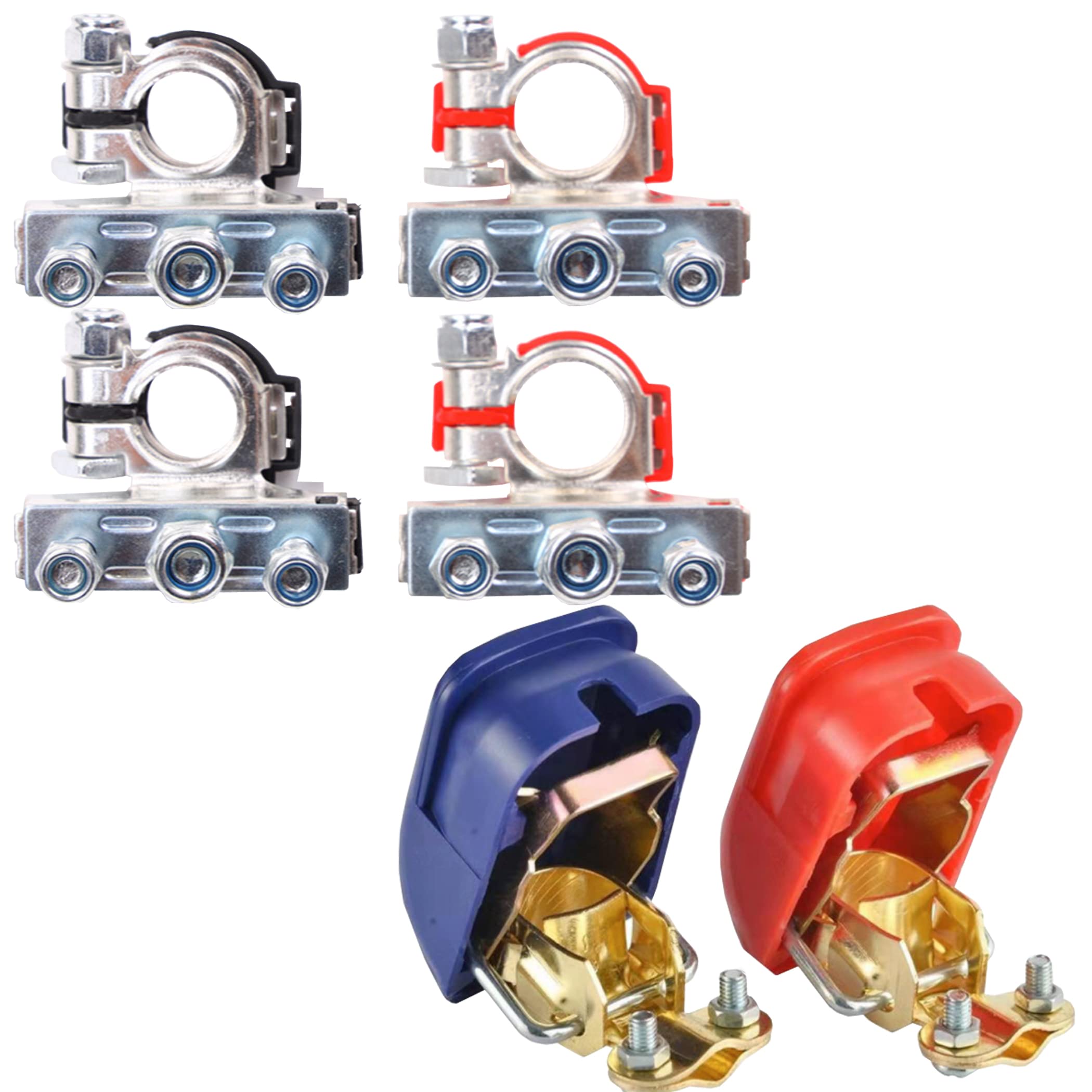 

Felimoa Затискач для автомобільного акумулятора Затискач клеми акумулятора Набір клем акумулятора 6 штук