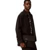 Calvin Klein Embroidered Letter Commuter Portable Flap Shoulder Messenger Fabric Crossbody Bag Men bags Space-Black 4D1222G-UB1