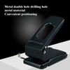 Office Portable Double Hole Heavy Duty Thickened 2-hole Drilling Machine Document Financial Drilling Machine