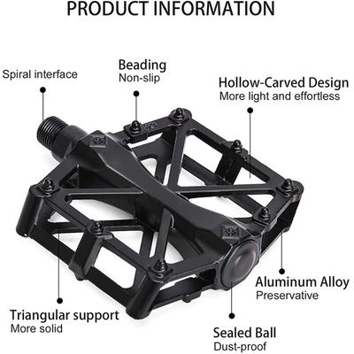 1 Pair Bicycle Pedal Aluminum Alloy Quick Release Ball Bearing Pedal Footrests Cycling Equipment