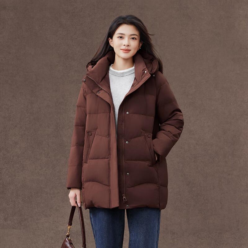 La Chapelle Women s Classic Hooded Down Jacket 3XL