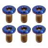 Rear Brake Disc Bolt Screws For Kawasaki KX125 250 KX250F 450F KX250X 450X 2003-2023