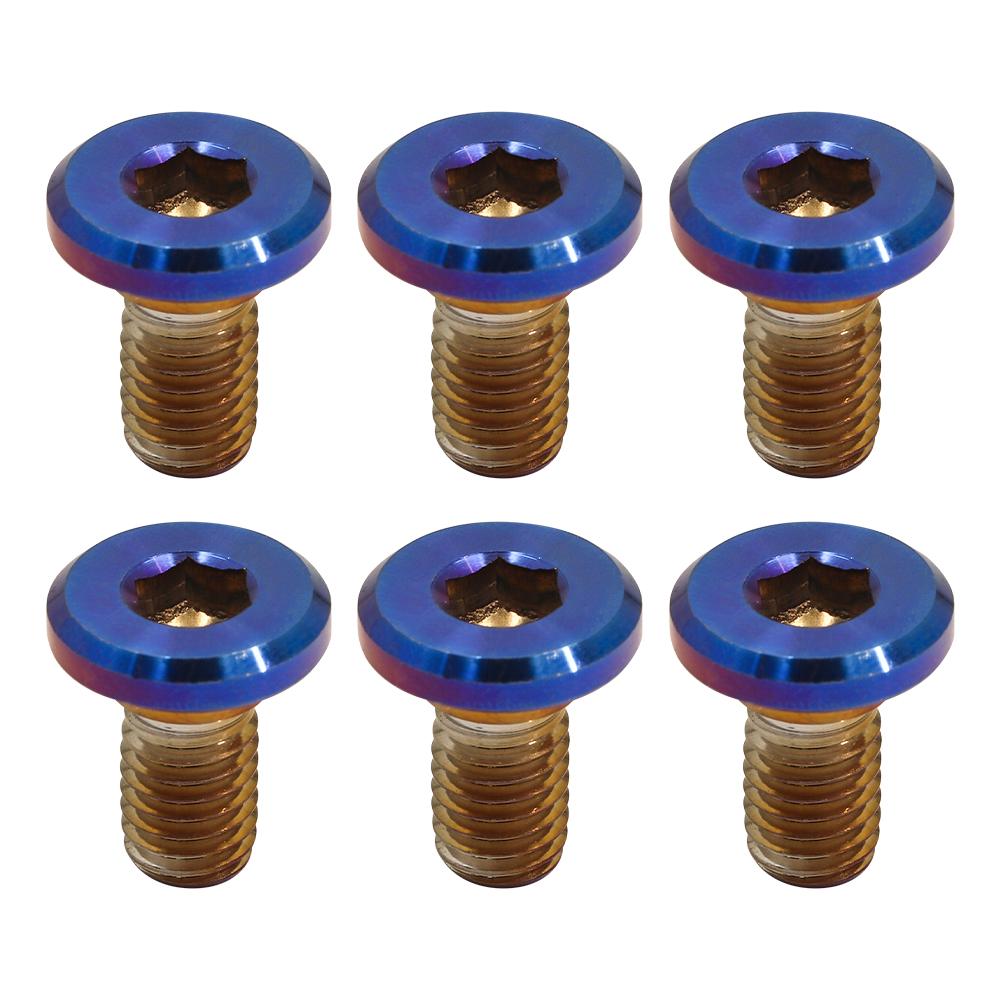 Rear Brake Disc Bolt Screws For Kawasaki KX125 250 KX250F 450F KX250X 450X 2003-2023