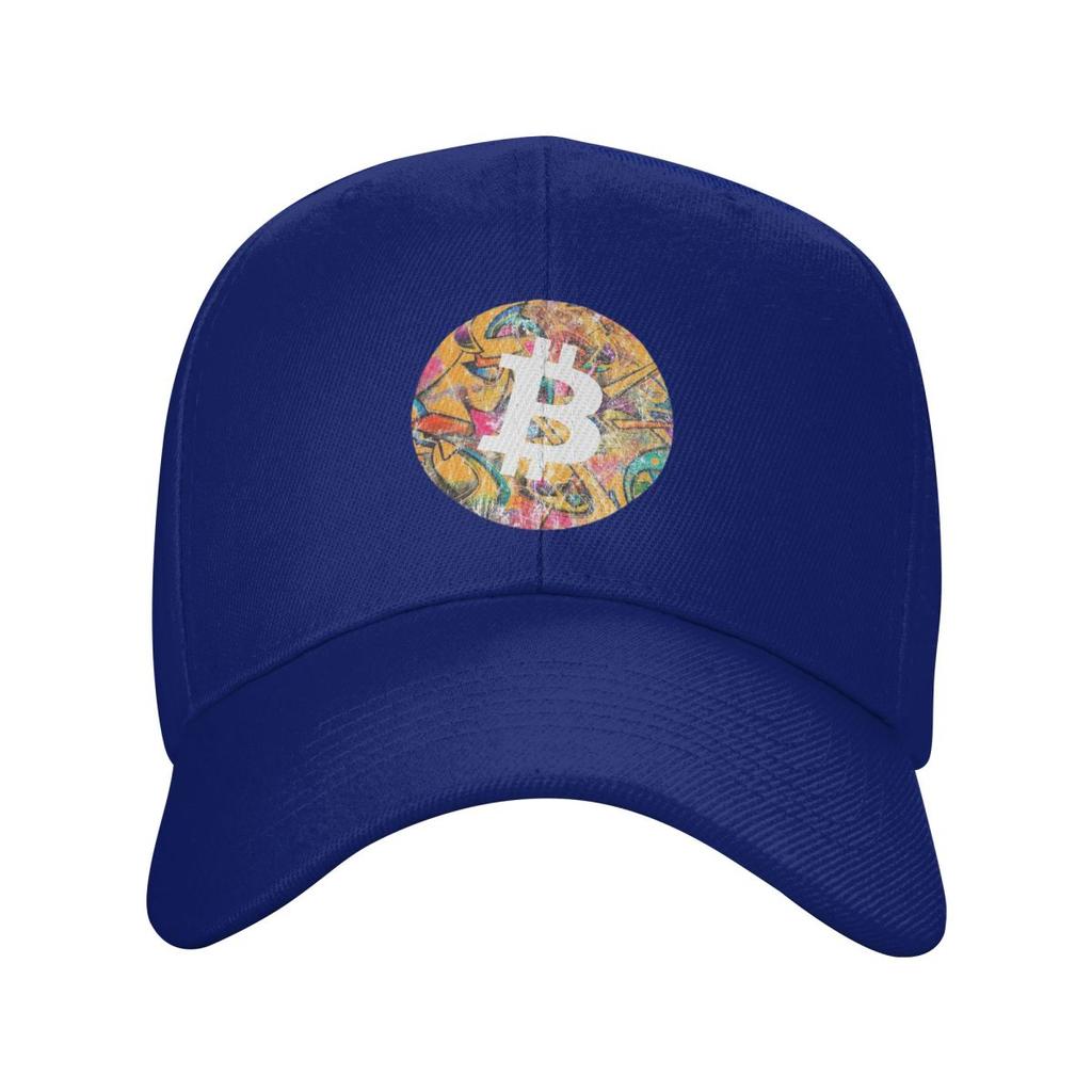 Bitcoin Art Cryptocurrency Art Baseball Caps Snapback Men Women Hats Casual Cap Streetwear Baseball Hat Casquette