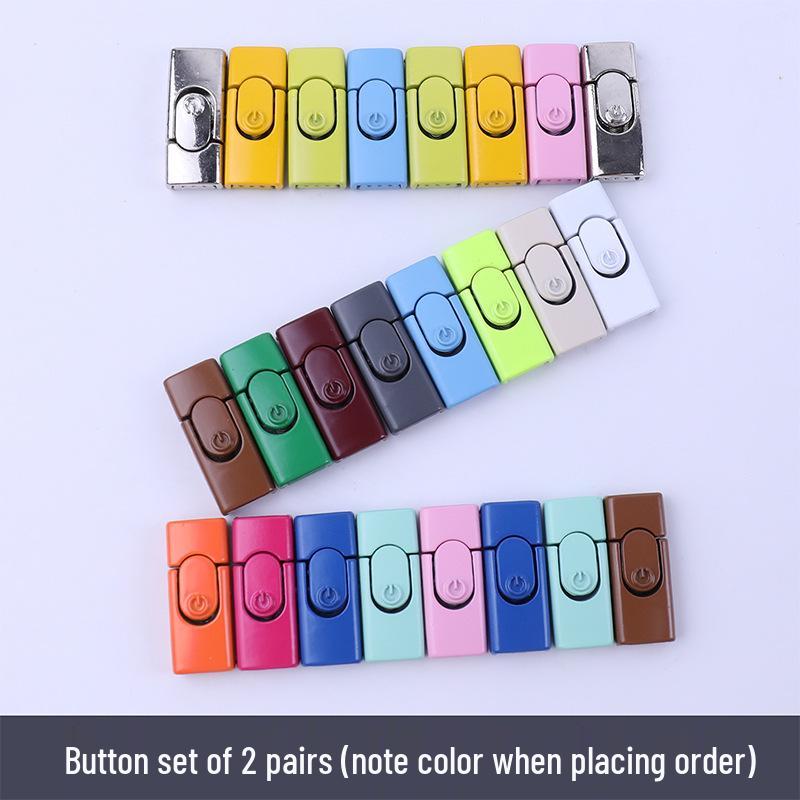 No-Tie Elastic Flat Shoelaces with Metal Buckle for Men & Women