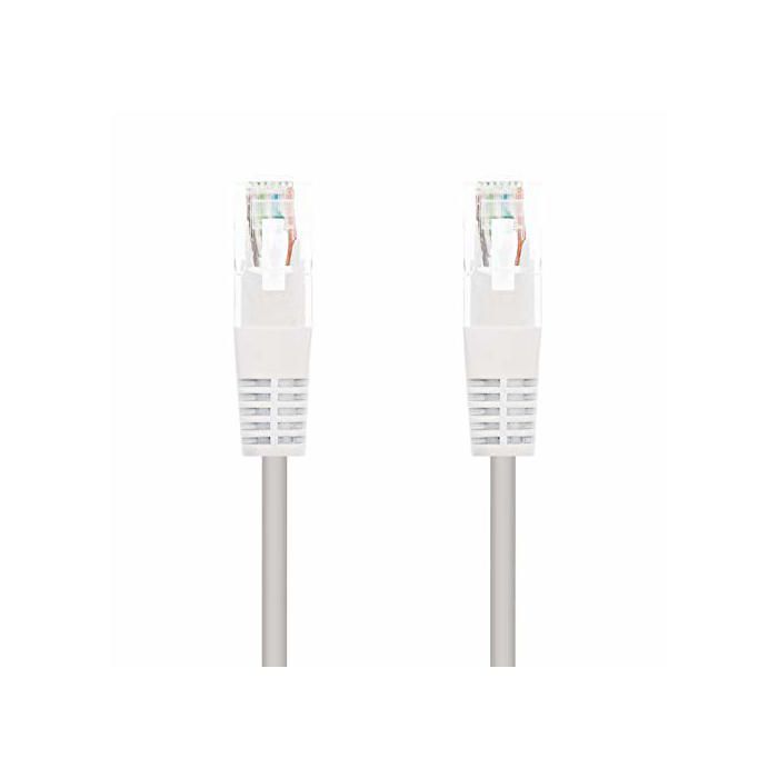 Câble Réseau CAT6 UTP - Nano Cable - 3 M - Blanc - RJ45 Mâle - Haute Vitesse - Intérieur/extérieur - Catégorie 6