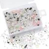 50g/Box Mixed Glass Crystal Crushed Stone Epoxy Resin Fillers Material for DIY Resin Jewelry Making Accessories Nail Art Crafts