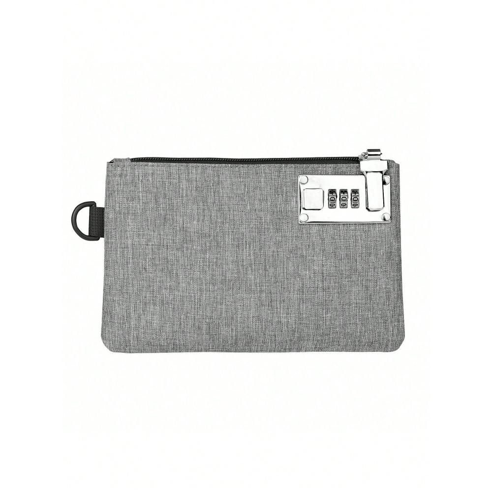 

Кошелек для монет с кодовым замком, противоугонный, портативный держатель для карт, многофункциональный кошелек для телефона для мужчин, мини-кошелек, кошелек для монет, дорожный кошелек серый