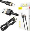 Baseus Cafule USB-A To Lightning Cable CALKLF-BV1 1m 2.4A Black Gold Braided