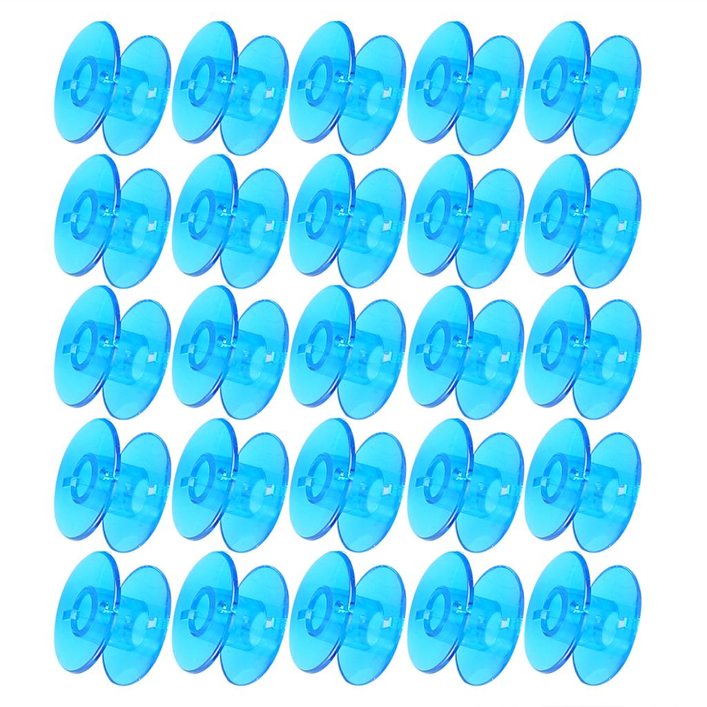 25 Stück Leere Spulen Plastikspule Ersatz Haushaltsnähmaschine Zubehör 1 Stück Box