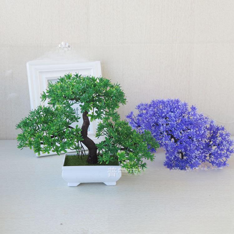 Small Artificial Potted Plant - Desktop Decoration Bonsai