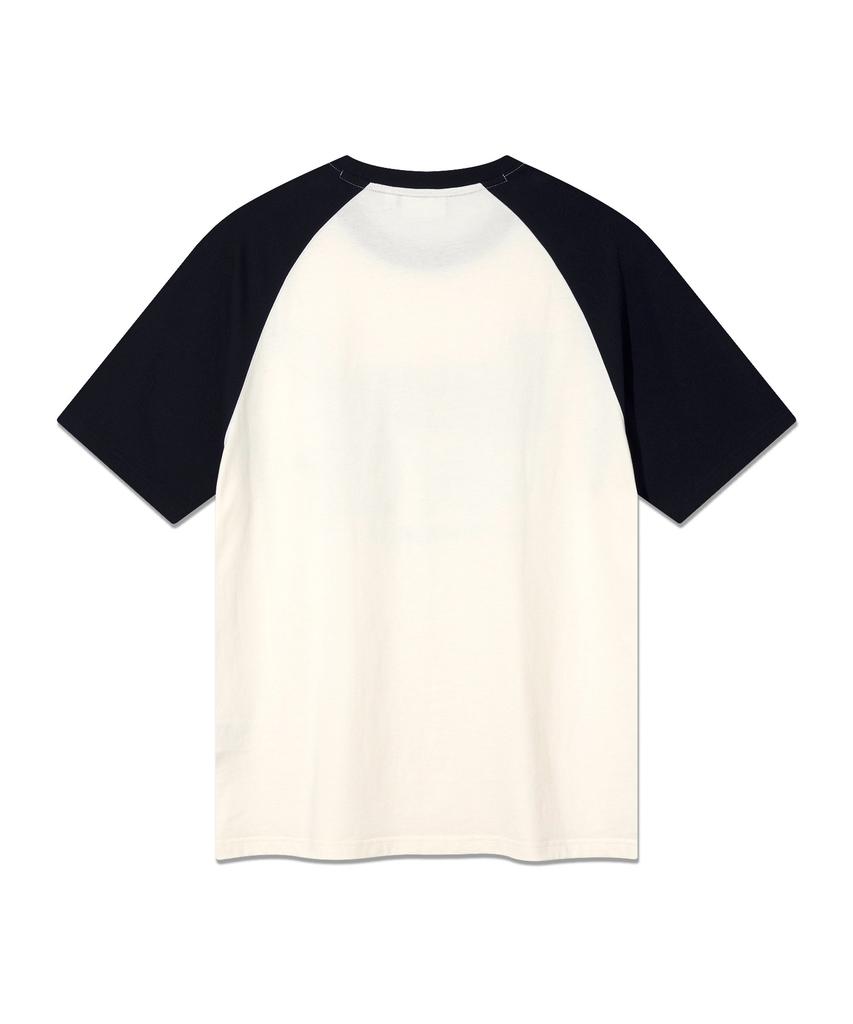 LEE Kansas Raglan Short Sleeve T-Shirt Navy