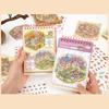 DIY Decorative Sticker Chinoiserie Theme Landscape Sticker Book Scene Sticker Journal Supplies Gift for Kid Child