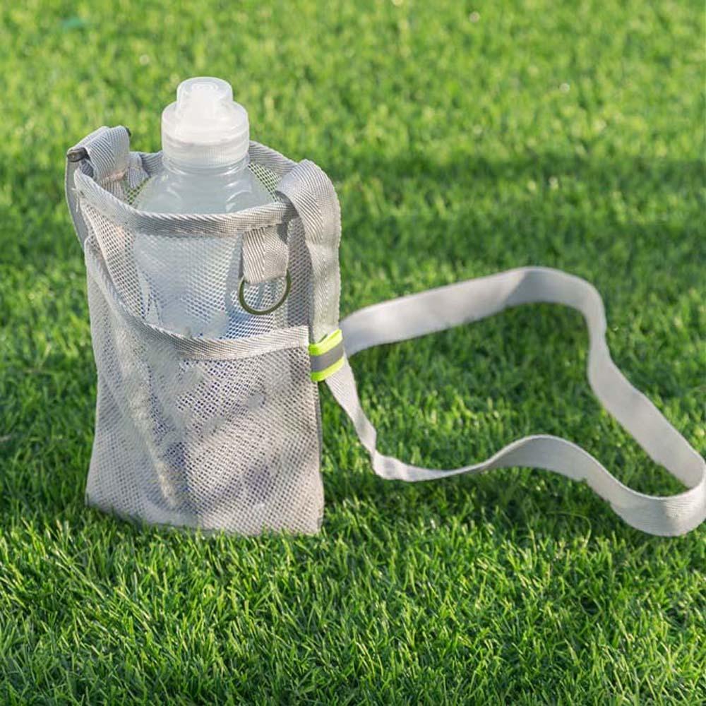 

Fluorescence Color Mesh Crossbody Bucket Bag Transparent Breathable Cup Bag Shopping