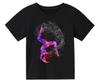 Watercolor Gymnastics Girl Printed New Children's Summer Fashion Polyester Comfortable Short Sleeve Top T-shirt