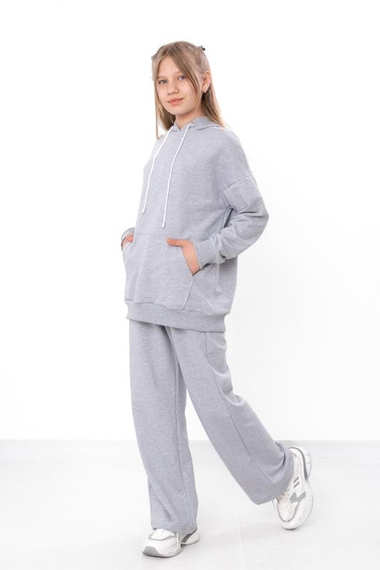 Girls Teen Outfit Set with Hoodie and Palazzo Pants, Any season 6449-057 HC