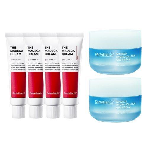 CENTELLIAN24 The Madeca Cream 50ml x 4 + Hydra Solution Gel Cream 50ml x 2_632709