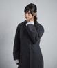 CGP (Women) Double-Button Long Coat - Dark Grey