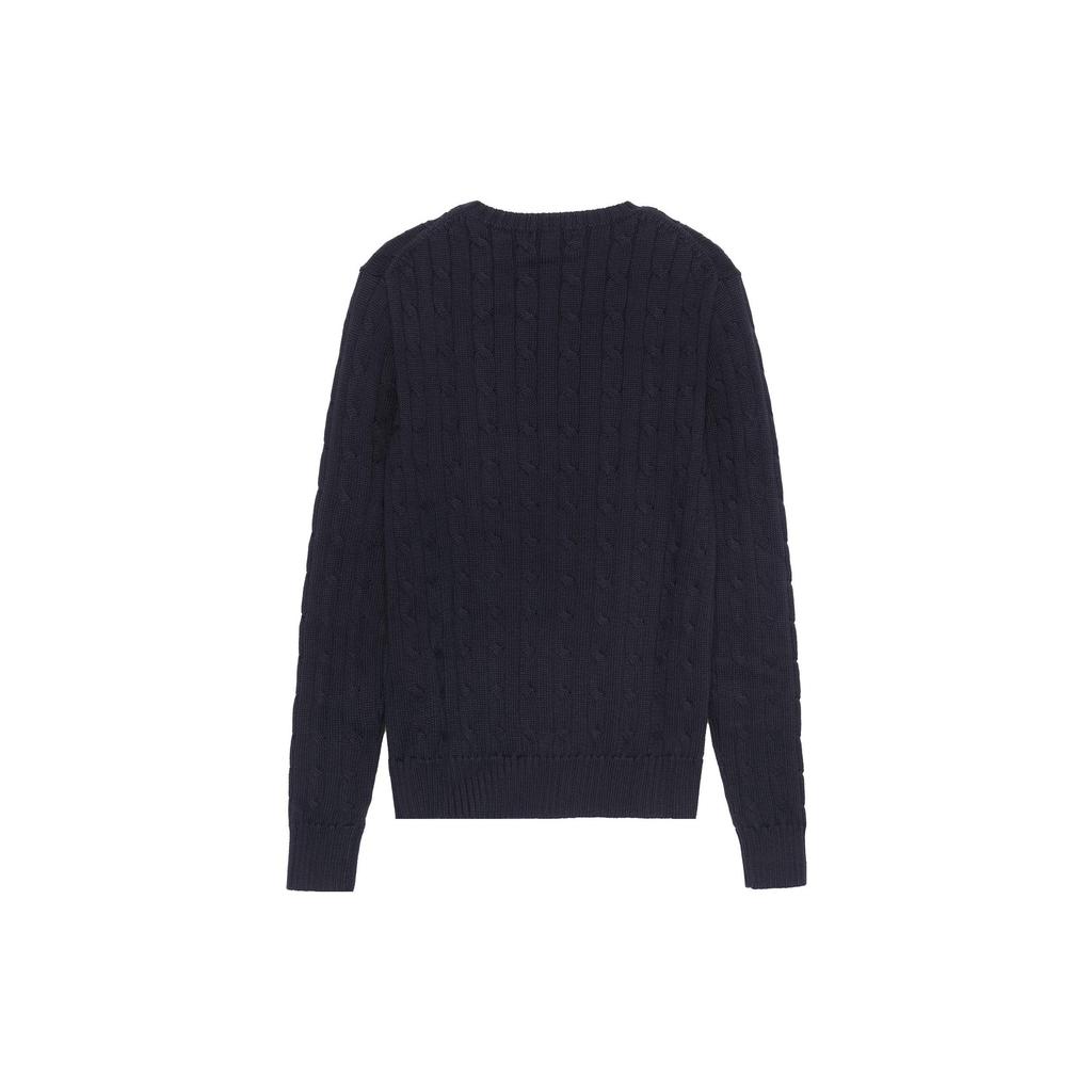 Polo Ralph Lauren Logo Embroidered Cable Knit Jumper 710775885-001