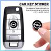 14mm Aluminum Car Remote Key Sticker Emblem Auto Accessories For Opel Astra H G J Insignia Mokka Zafira Corsa Vectra B C D