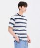 CHASECULT Unisex Big Multi Stripe Short Sleeve T-Shirt-Fbru5820D04