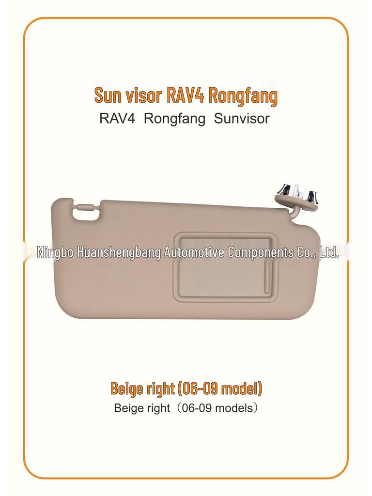 RAV4 Sun Visor for 2006-2009 Models - Gray Beige