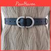 Belt Women Leather Versatile Belt With Antique Buckle For Casual Wear Office