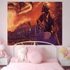 Rock Band Megadeths Hippie Wall Hanging Tapestries Bohemian Wall Tapestries Mandala INS Home Decor