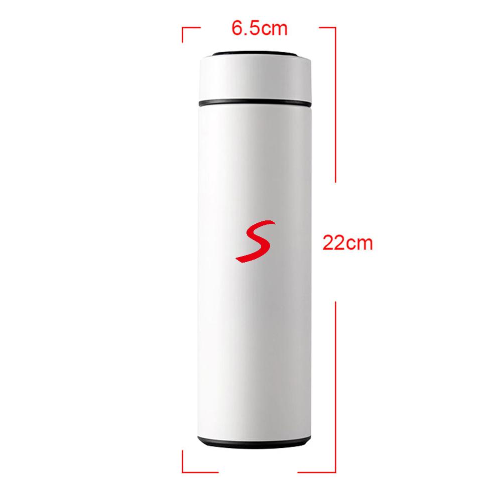 Stainless Steel Car Smart Thermos Mug Temperature Display Thermal Cup Bottle For MINI Cooper JCW WORKS S R55 R56 F55 F56 R57 R58 Zbfhp66
