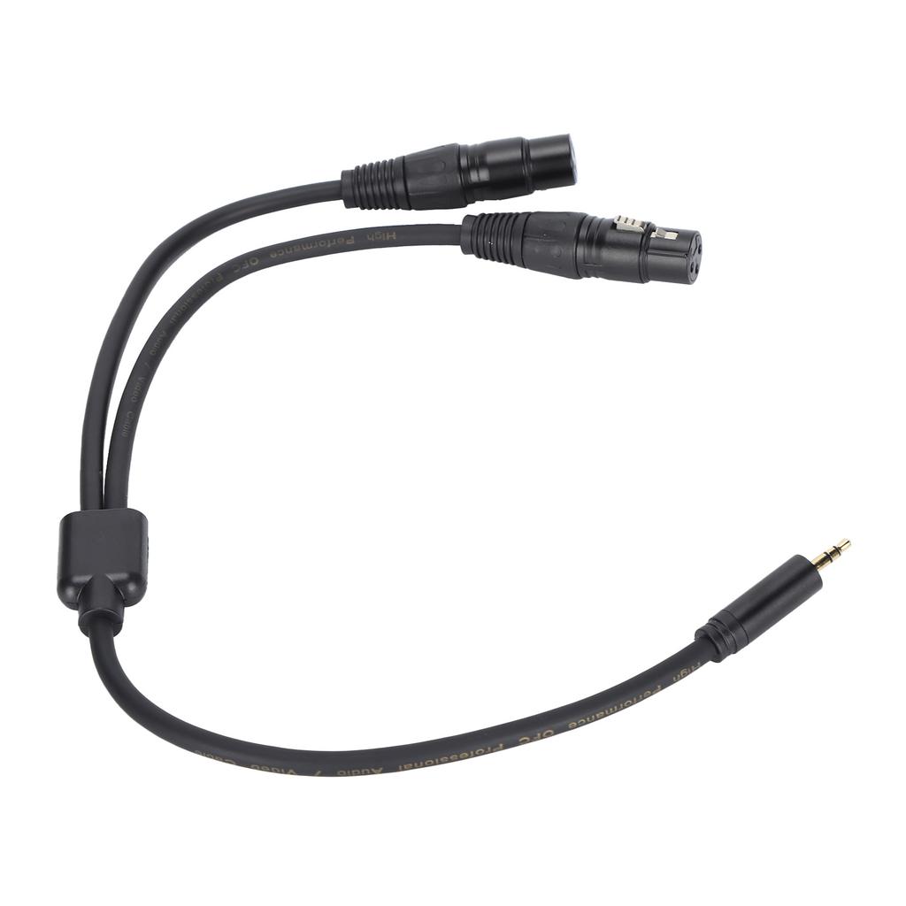 JORINDO Dual XLR Buchse auf 3,5 mm 18 Zoll Stecker Klinkenkabel YSplitter Adapter Patchkabel