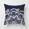 New Mandala Geometric Blue Cushion Covers Hot Boho Decorative Polyester Pillowcase Modern Fashion Art Couch Throw Pillows Cover