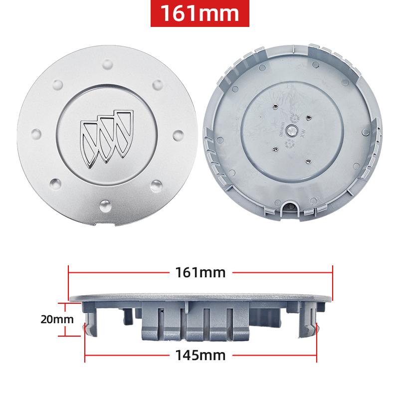 EHT1 4 pieces 158mm 161mm 168mm Auto Wheel Center Cover Caps For Buick Regal GL8 Car Tire Logo Emblem Accessories
