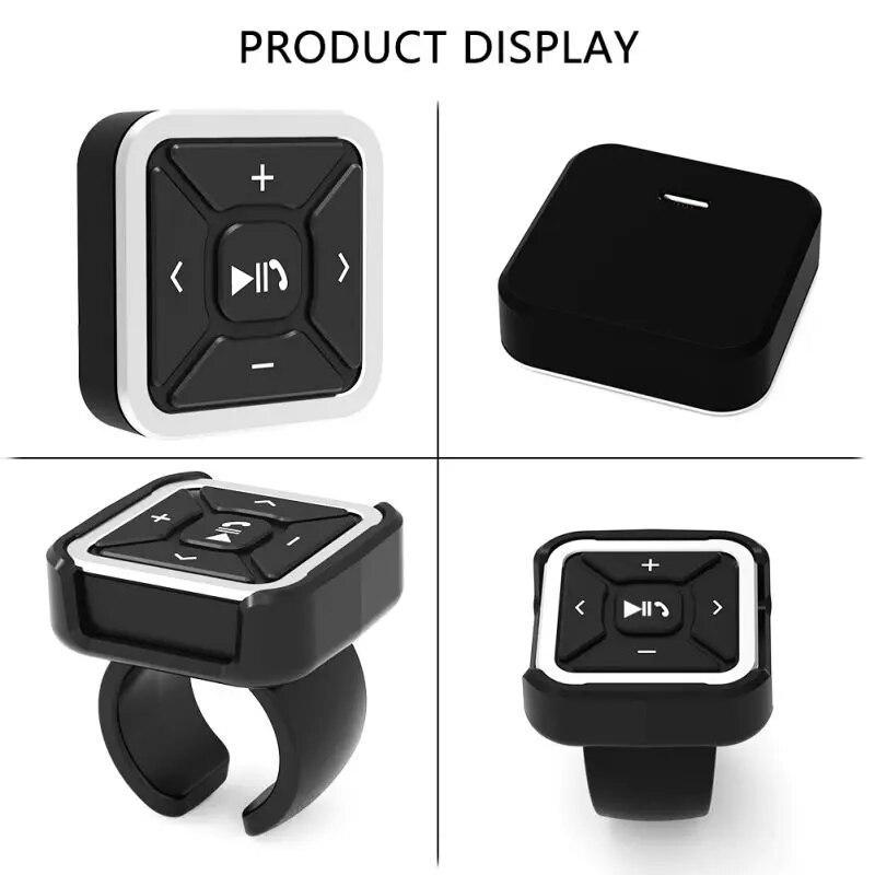 Multi-function Bluetooth Remote Controler Portable Dual-channel Control Mobile Phone For Car Steering Wheel Bicycle Electric Car