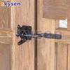 American-Style Carbon Steel Outdoor Gate Latch & Lock for Wooden Fences